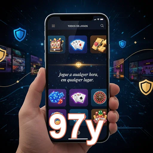 Acesso ao cassino online 97y em dispositivo móvel com jogos variados.
