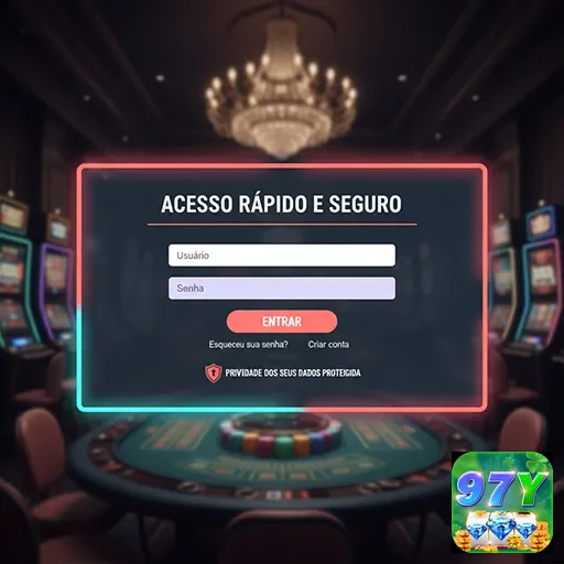 Jogadores se divertindo em slots no cassino online 97y