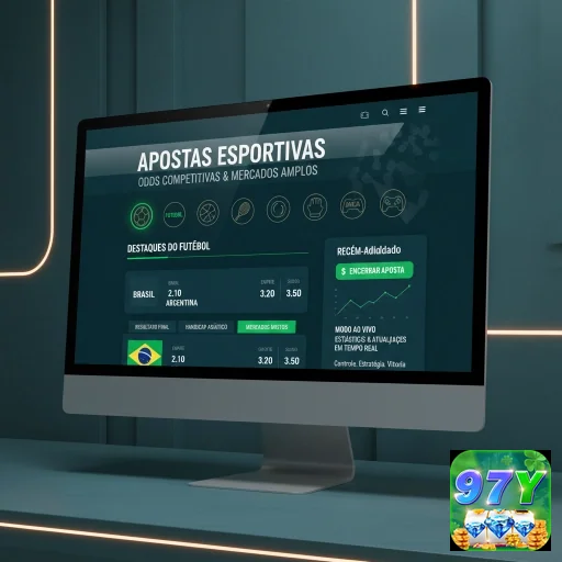 Apostas esportivas e slot games em 97y