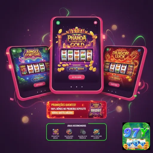 Jogador desfrutando de slots no cassino VIP 97y