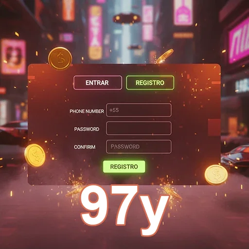 Interface de registro no suporte VIP da 97y com campos de login.