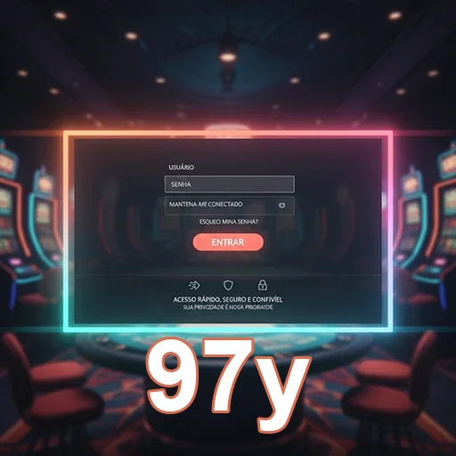 Tela de login do 97y com campos de usuário e senha.