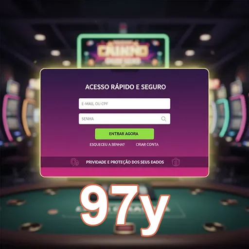 Tela de login do site 97y para acesso rápido e seguro.
