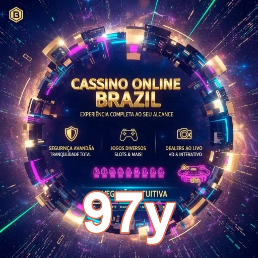 Interface do 97y destacando diversidade em jogos de cassino.