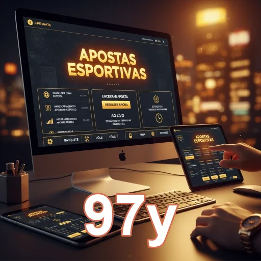 Interface do cassino online 97y com apostas esportivas.