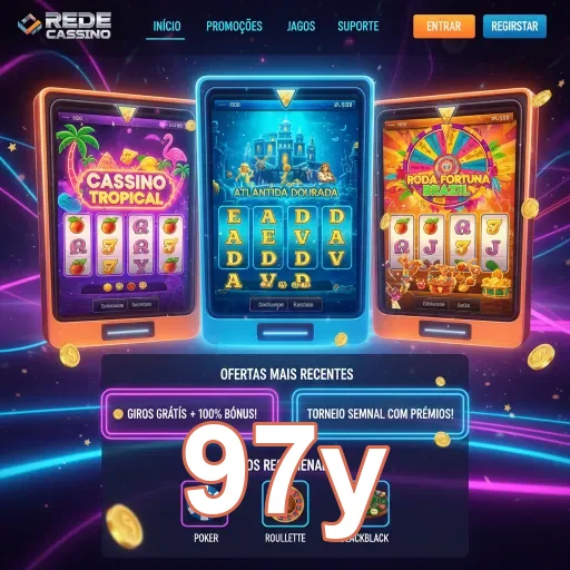 Slots de casino disponíveis no site 97y para apostas.