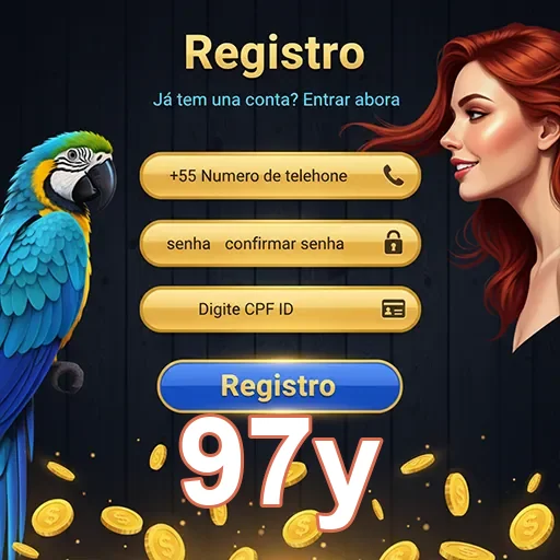 Tela de registro do cassino online 97y com formulário.