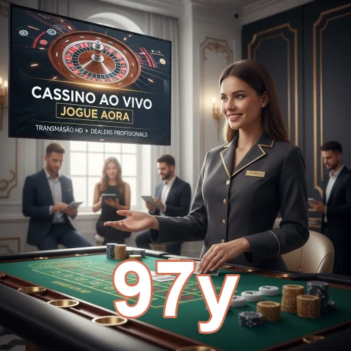 Interface do cassino ao vivo da 97y com dealers profissionais.