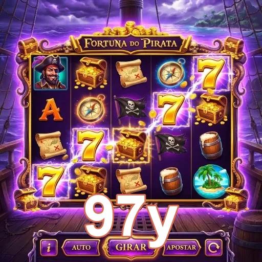Slots da 97y na temática de piratas com prêmios em destaque.