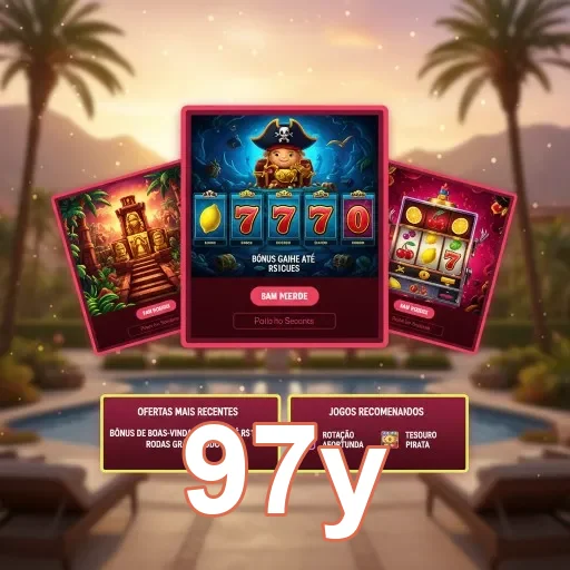 Interface de serviços VIP na plataforma 97y com slots.